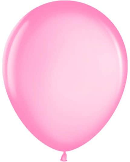 Шар Розовый металлик